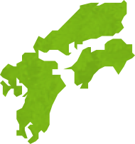 中国・四国・九州の地図イメージ